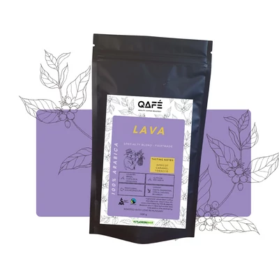 Lava 100% Arabica szemes kávé Qafé Quality Coffee Roastery Hungary