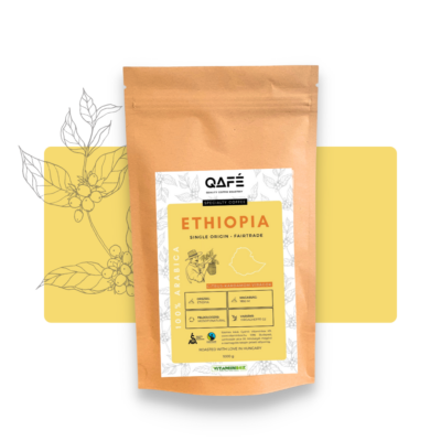 Ethiopia szemes kávé Qafé Quality Coffee Roastery Hungary